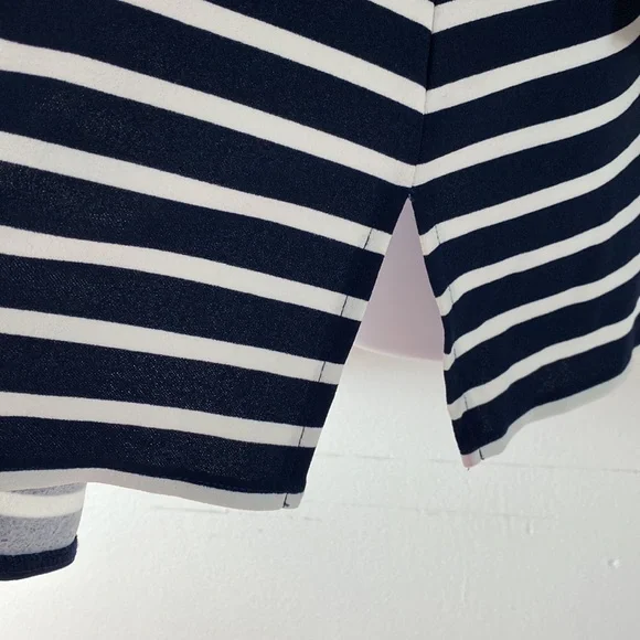 Charter Club | Striped bell sleeve Top - Picture 5 of 16